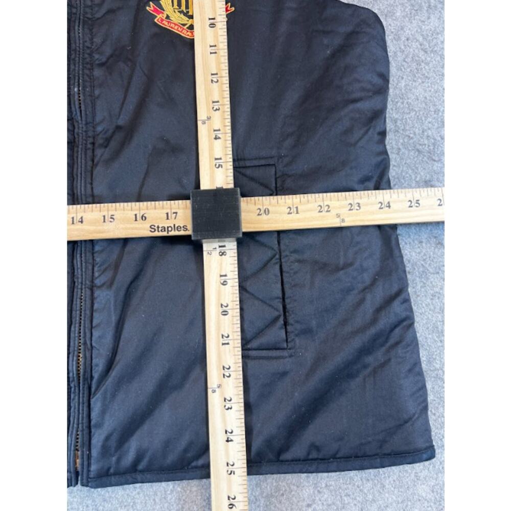VTG Y2K Lauren Ralph Lauren Puffer Vest Women L Crest Logo Reversible Equestrian - Picture 7 of 7